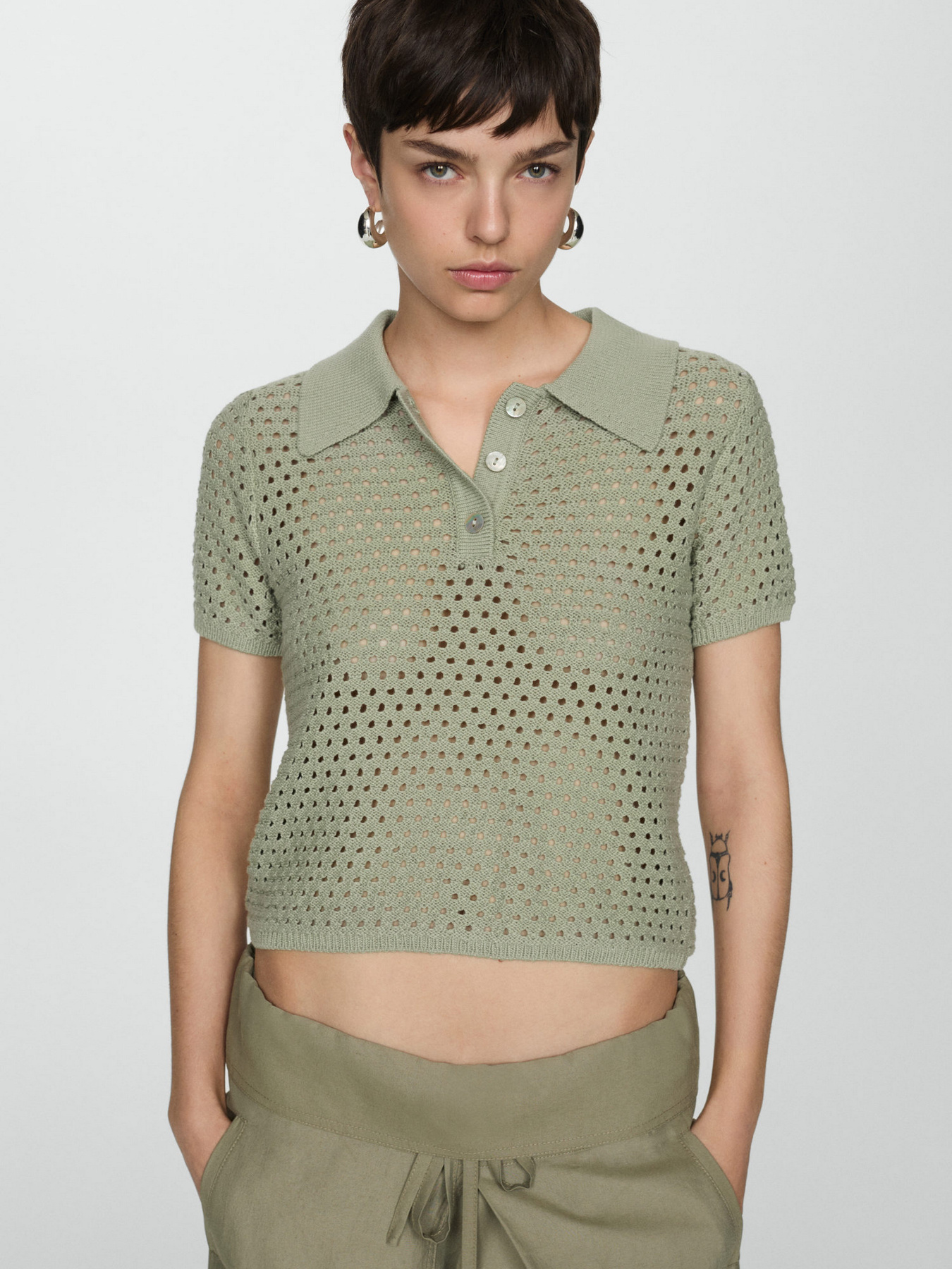 Поло MANGO Rita модель 67047138_37 Фото