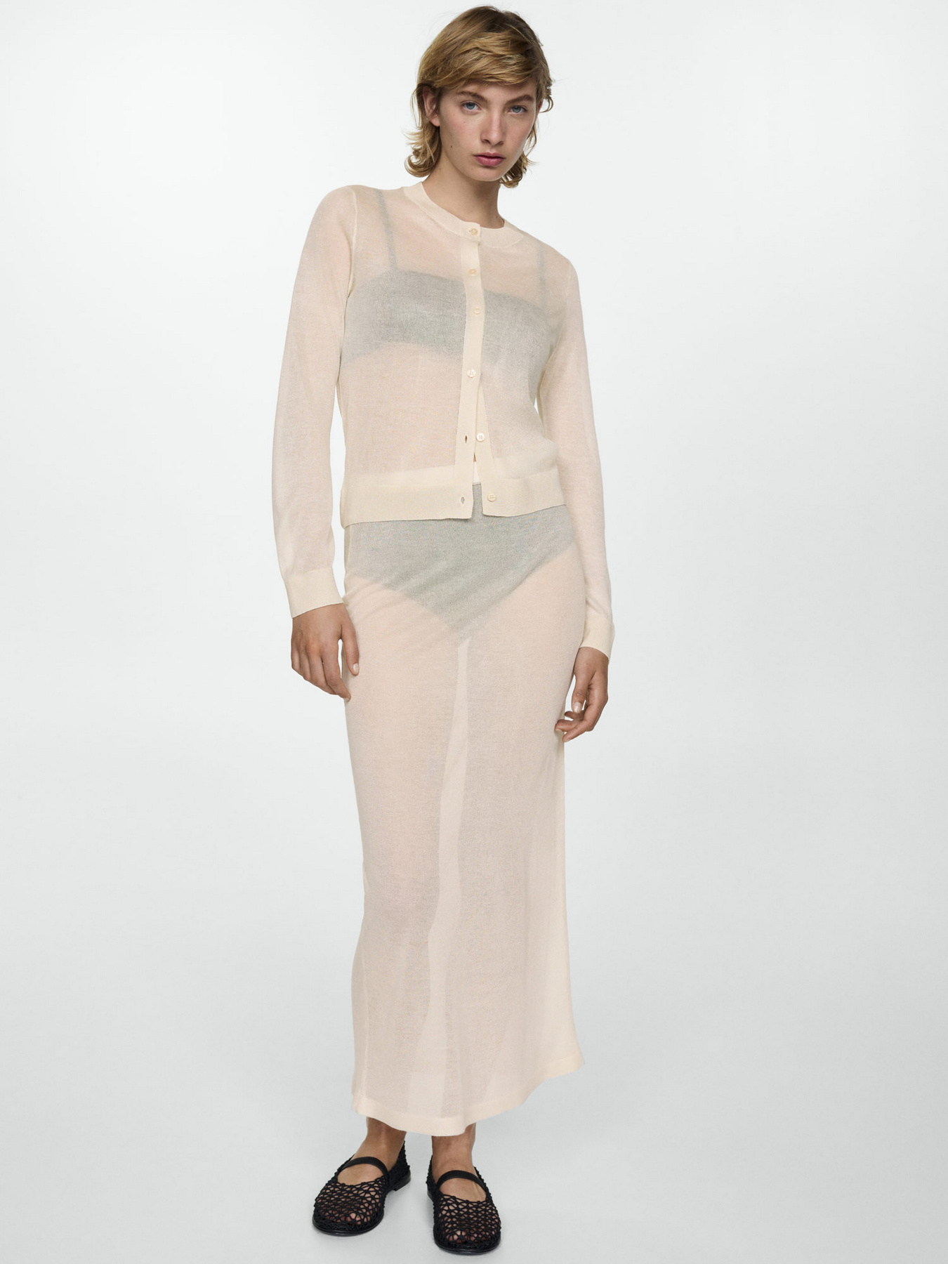 Юбка макси MANGO Amalfi модель 67047142_2 Фото