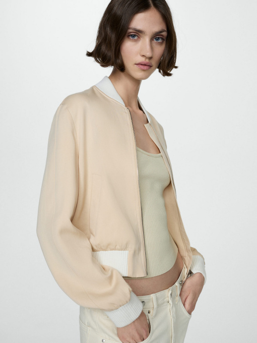 Бомбер MANGO Shelley модель 67047929_8 Фото