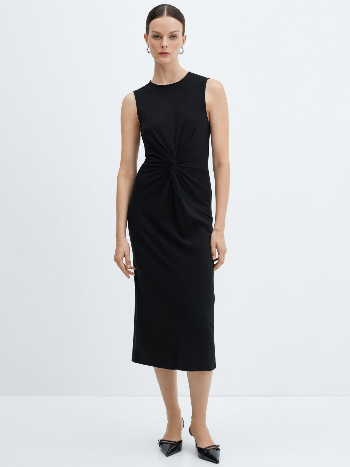 Платье миди MANGO Fertina модель 67056735_99 Фото