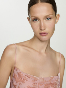 Платье макси MANGO Lorna модель 67057119_81 Фото