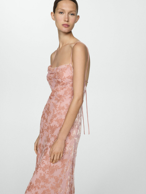 Сукня максі MANGO Lorna Модель 67057119_81 Фото