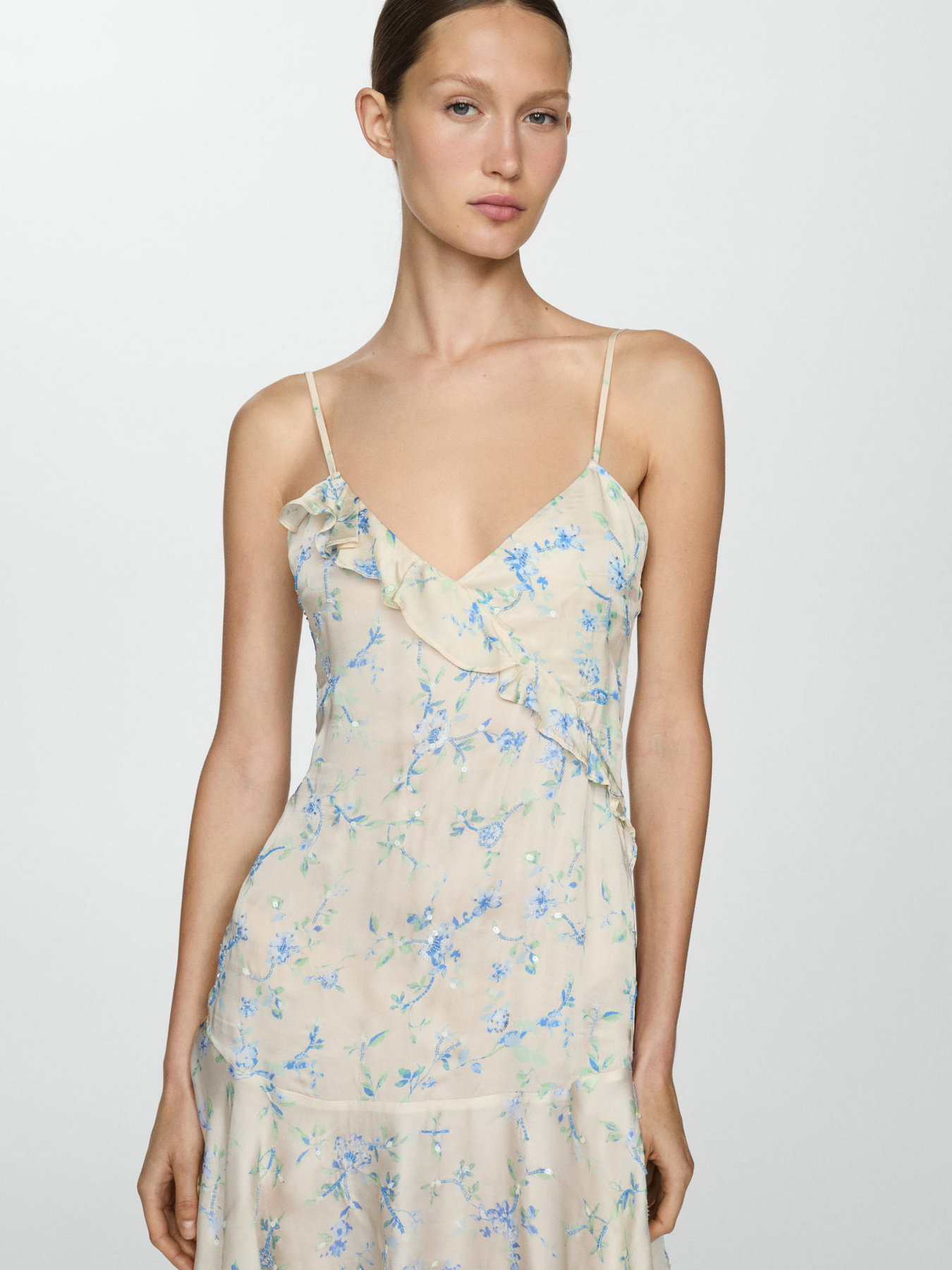 Платье мини MANGO Bloom модель 67057123_5 Фото