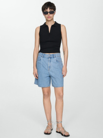 Джинсовые шорты MANGO Marina модель 67057130_TM Фото