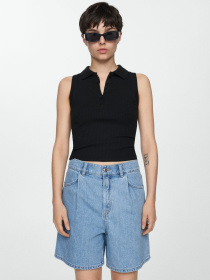 Джинсовые шорты MANGO Marina модель 67057130_TM Фото