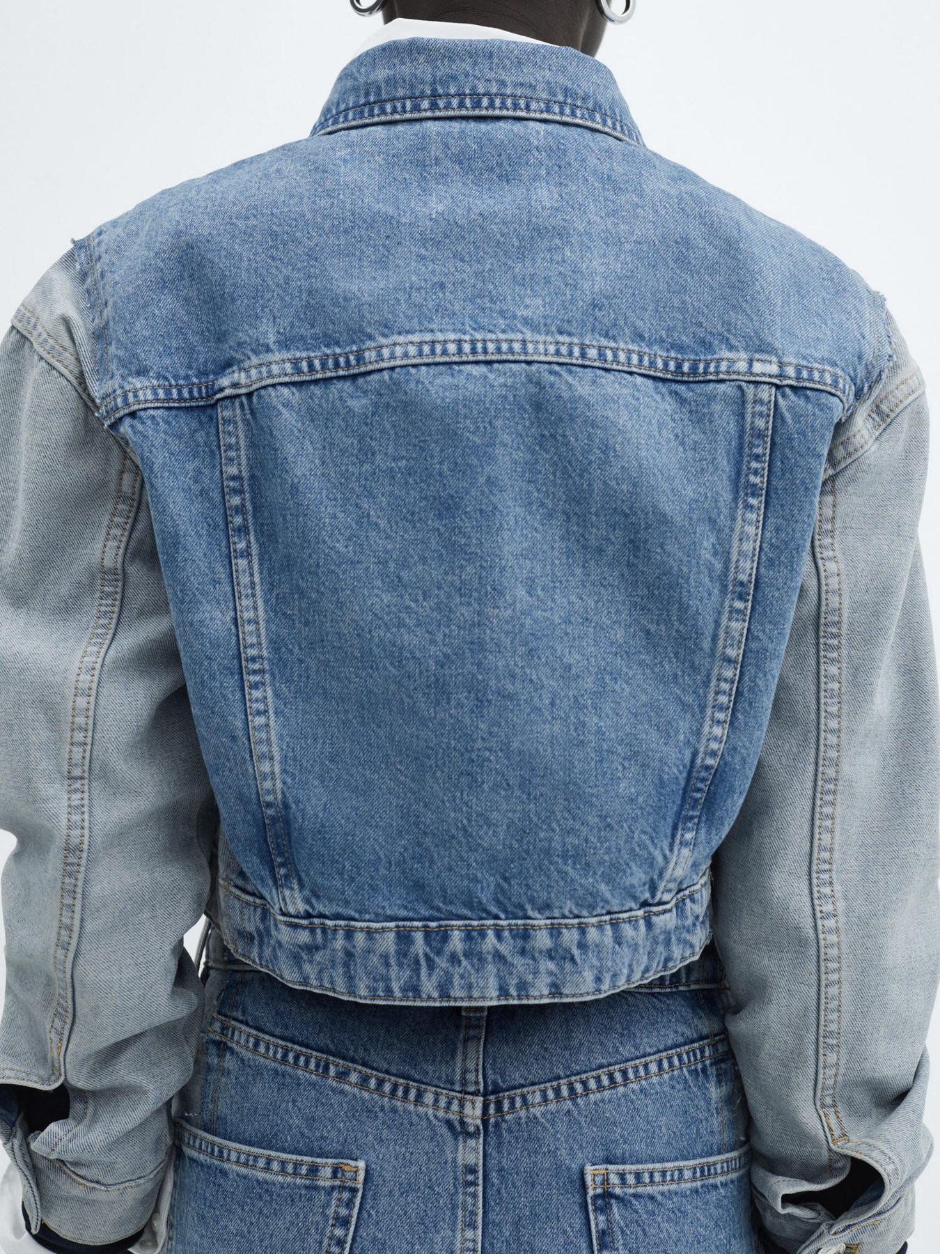 Джинсовая куртка MANGO Olivia модель 67066320_TM Фото