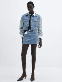 Джинсовая куртка MANGO Olivia модель 67066320_TM Фото