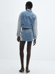 Джинсова куртка MANGO Olivia модель 67066320_TM Джинсова куртка MANGO Olivia модель 67066320_TM Фото