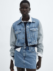 Джинсова куртка MANGO Olivia модель 67066320_TM Фото