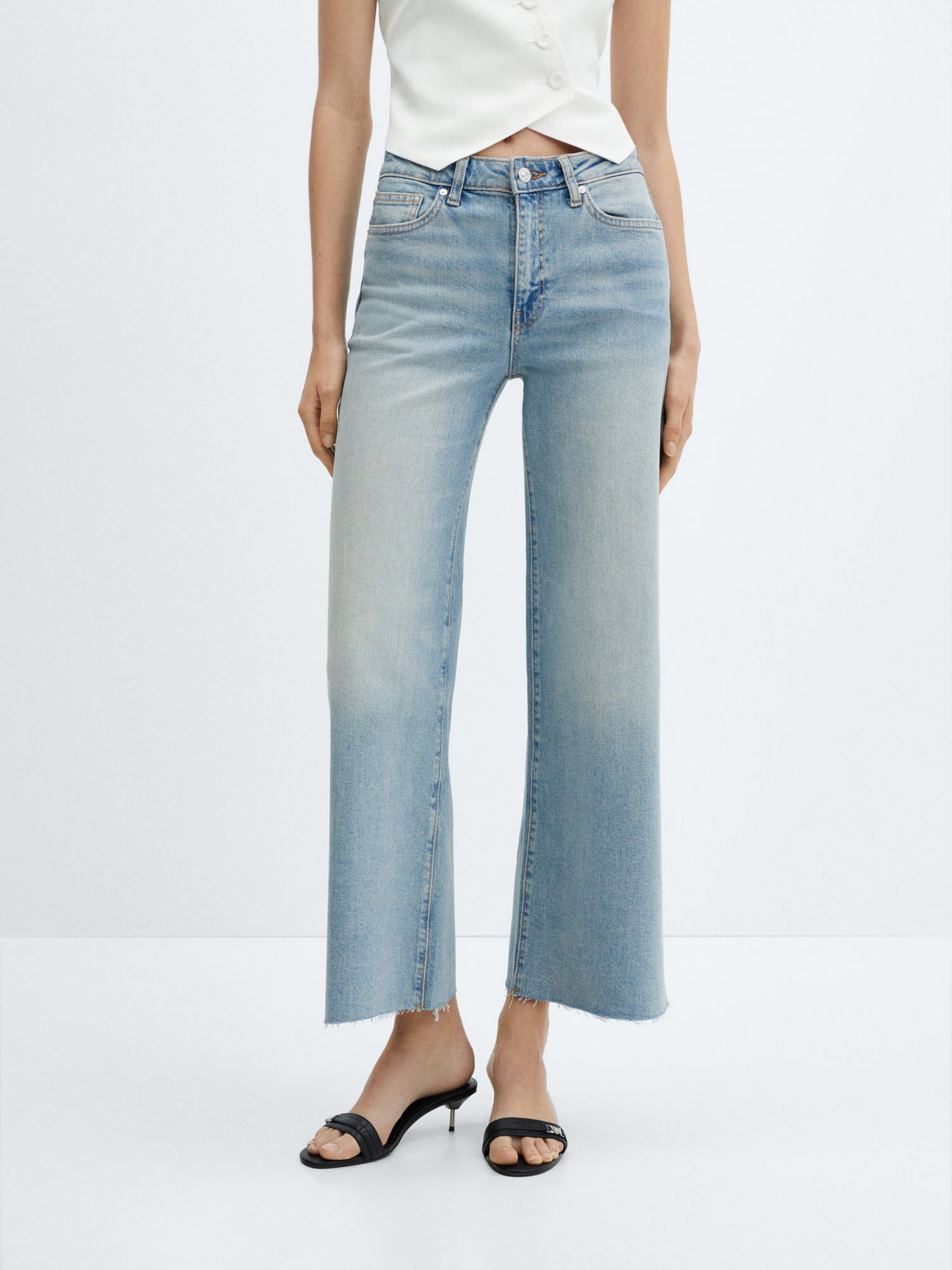 Широкі джинси MANGO Sharon модель 67066329_TC Фото