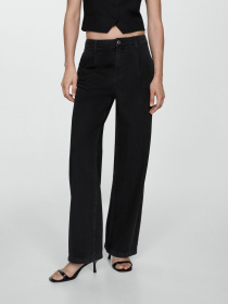 Широкие джинсы MANGO Arletita модель 67067118_TN Фото