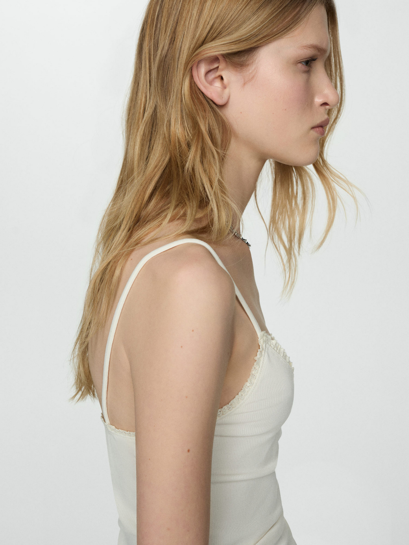 Майка MANGO Tiramisu модель 67067123_5 Фото