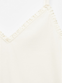 Майка MANGO Tiramisu модель 67067123_5 Фото