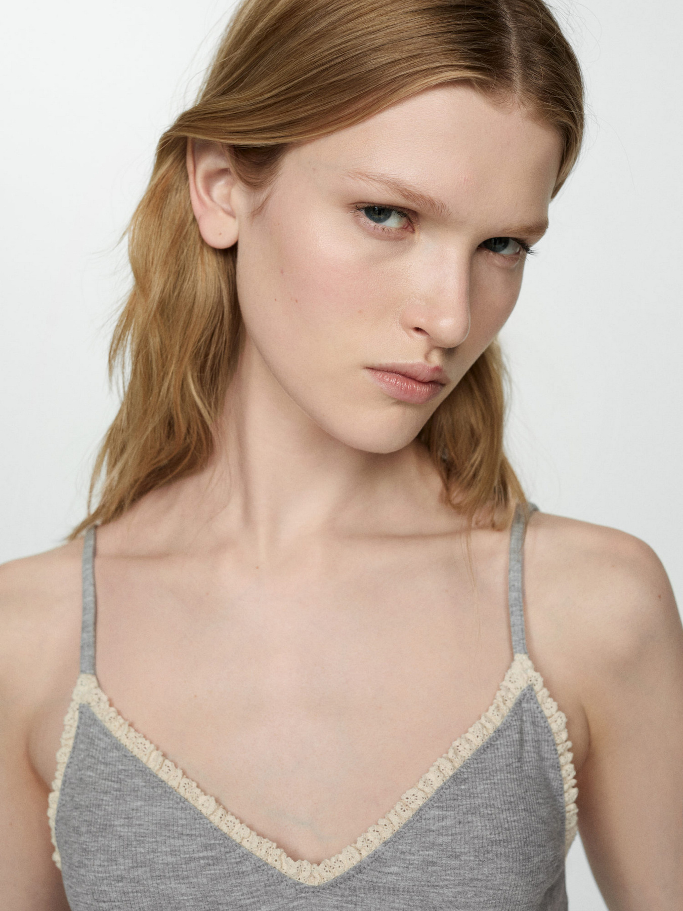 Майка MANGO Tiramisu модель 67067123_94 Фото