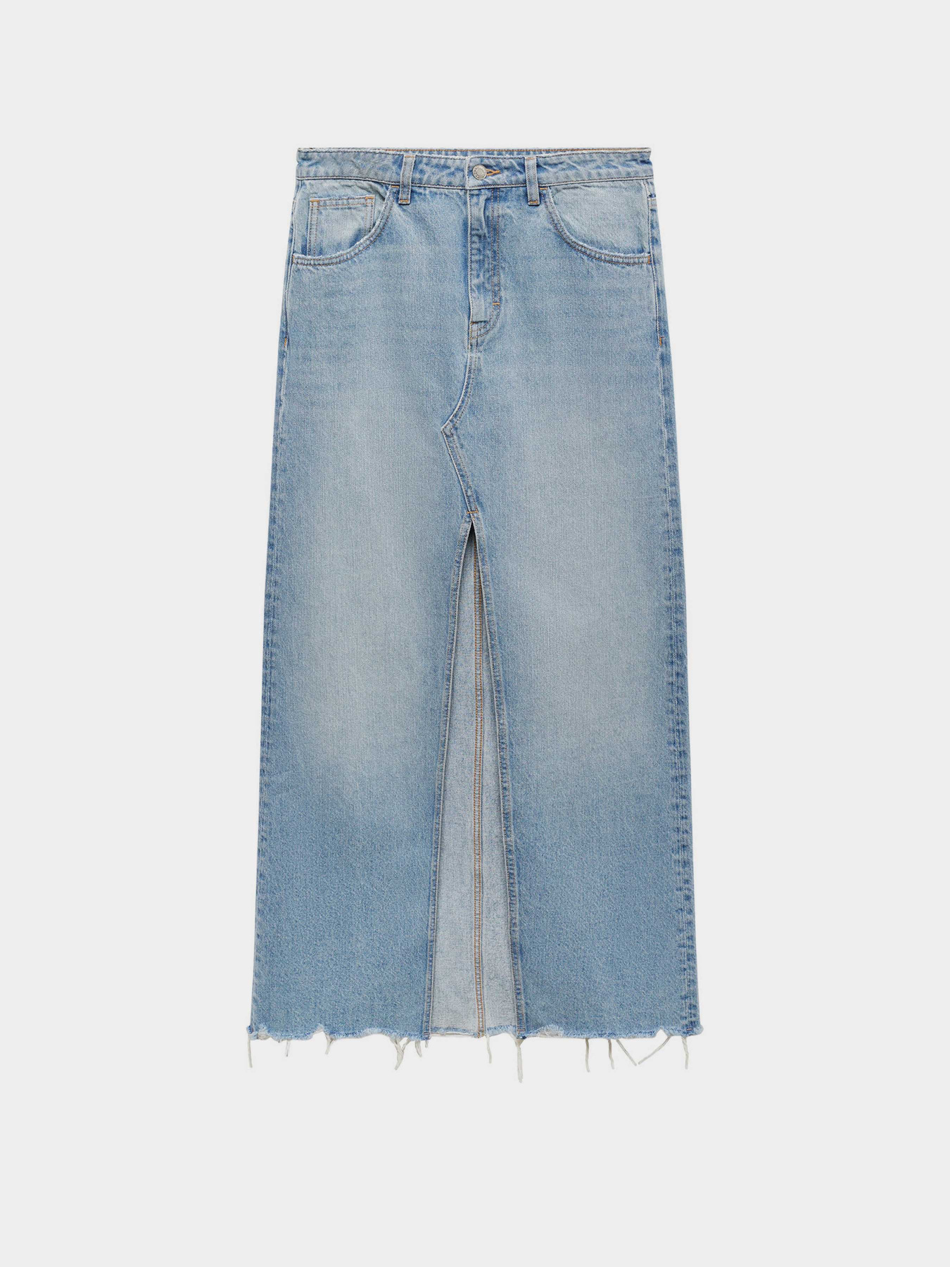 Джинсовая юбка MANGO Amaia модель 67067710_TM Фото