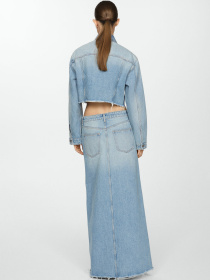 Джинсовая юбка MANGO Amaia модель 67067710_TM Фото