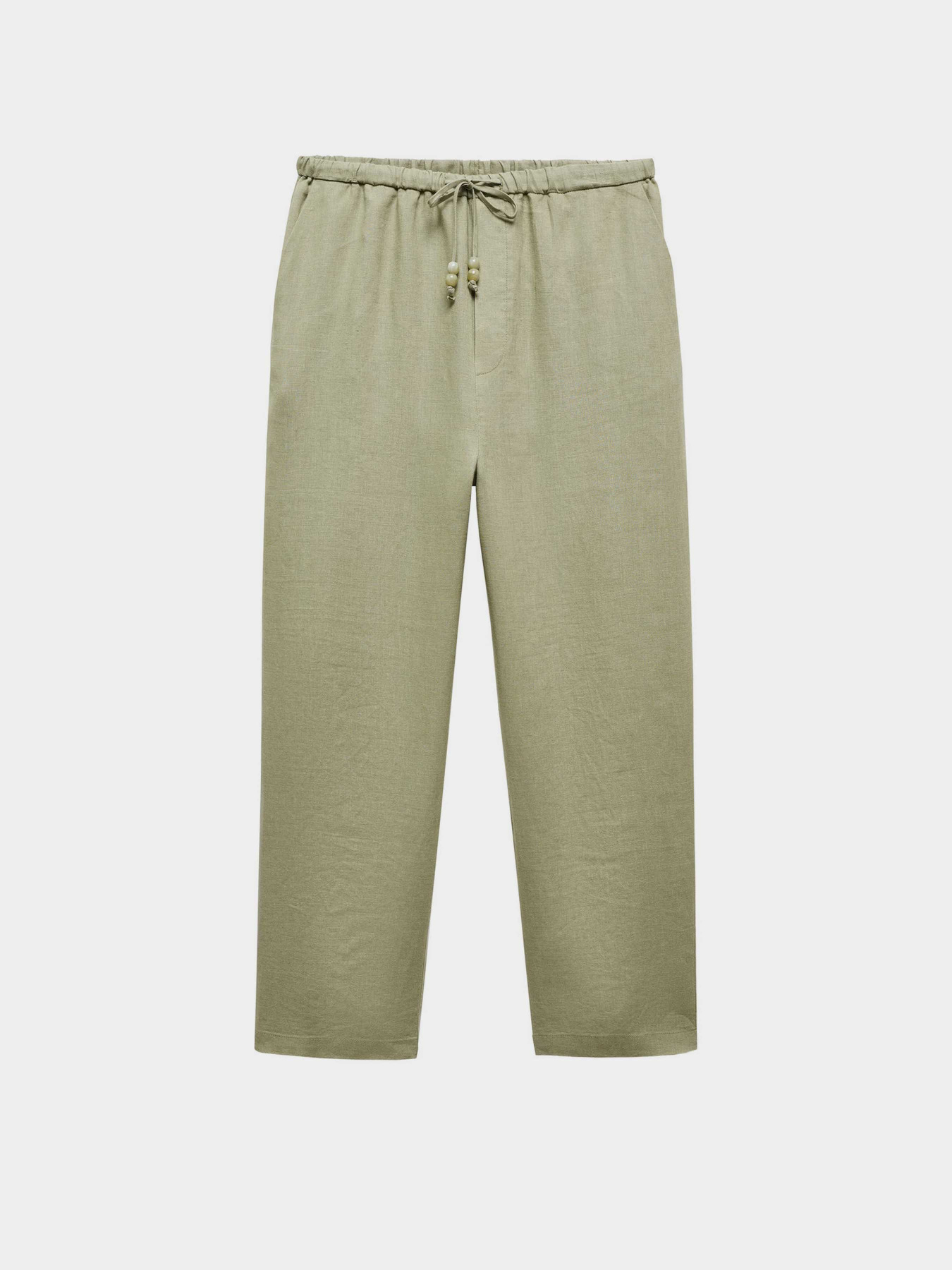 Брюки повседневные MANGO Linen модель 67075724_43 Фото