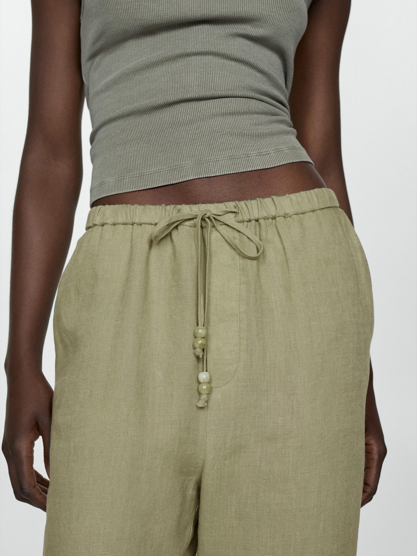 Повсякденні штани MANGO Linen модель 67075724_43 Повсякденні штани MANGO Linen модель 67075724_43 Фото