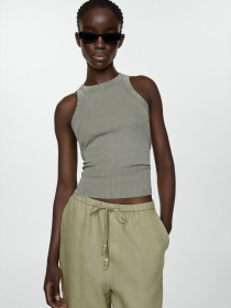 Повсякденні штани MANGO Linen модель 67075724_43 Повсякденні штани MANGO Linen модель 67075724_43 Фото