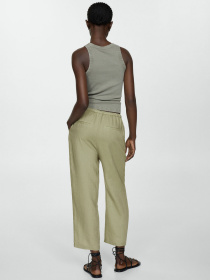 Повсякденні штани MANGO Linen модель 67075724_43 Повсякденні штани MANGO Linen модель 67075724_43 Фото