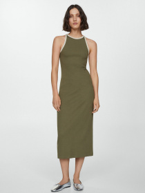 Платье миди MANGO Tini модель 67075747_37 Фото