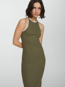 Платье миди MANGO Tini модель 67075747_37 Фото