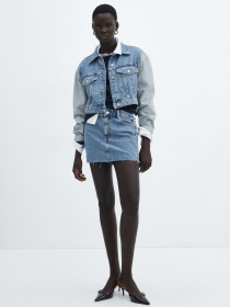 Джинсовая юбка MANGO Olivia модель 67076320_TM Фото