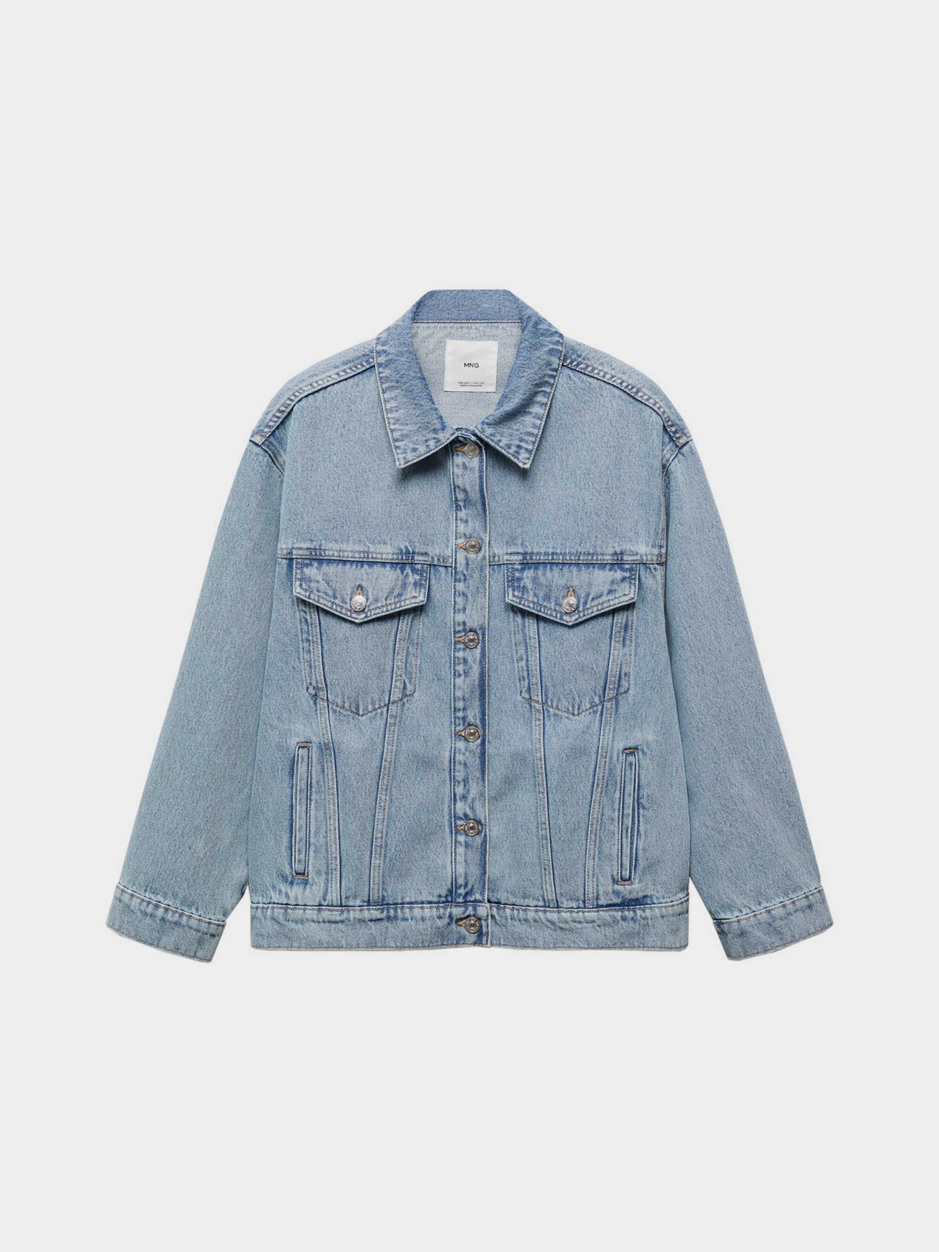 Джинсовая куртка MANGO Alaia модель 67076328_TC Фото