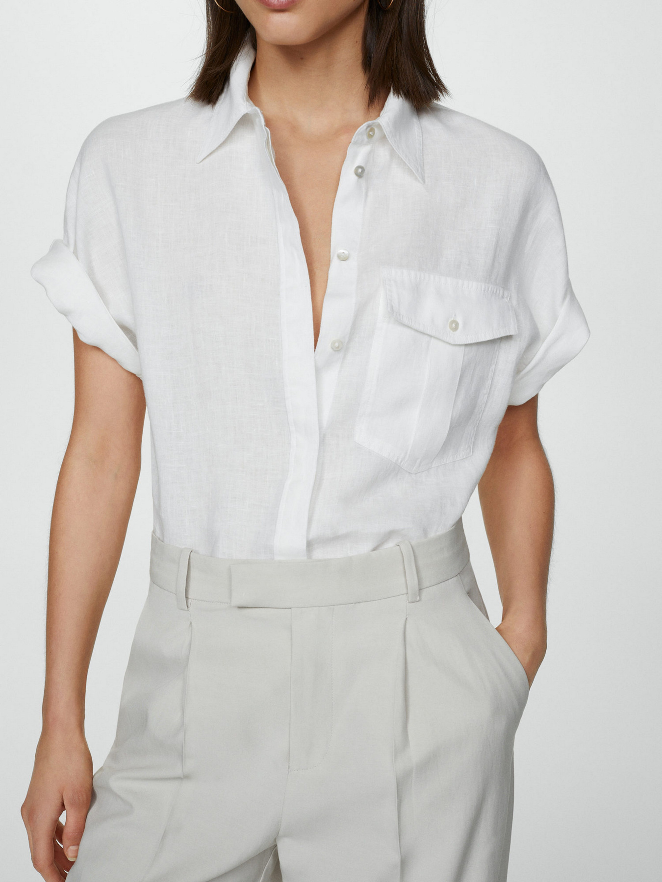 Сорочка MANGO Pacha модель 67077110_1 Фото