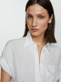 Рубашка повседневная MANGO Pacha модель 67077110_1 Фото