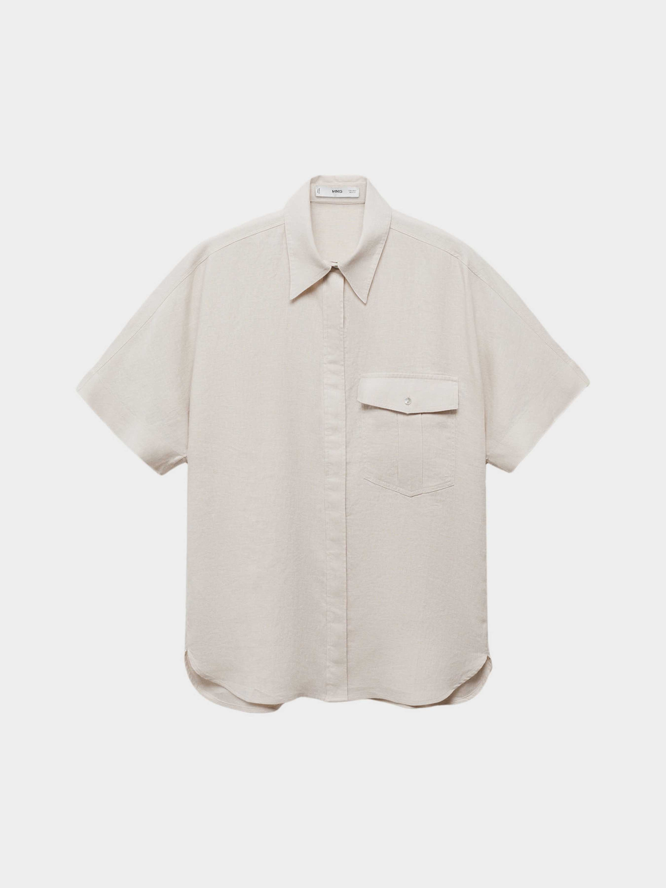 Рубашка повседневная MANGO Pacha модель 67077110_7 Фото