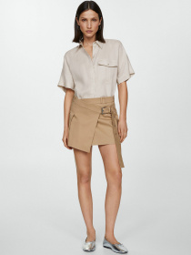 Рубашка повседневная MANGO Pacha модель 67077110_7 Фото