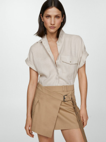 Рубашка повседневная MANGO Pacha модель 67077110_7 Фото