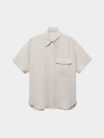 Рубашка повседневная MANGO Pacha модель 67077110_7 Фото