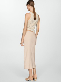 Спідниця міді MANGO Carla модель 67077111_8 Фото