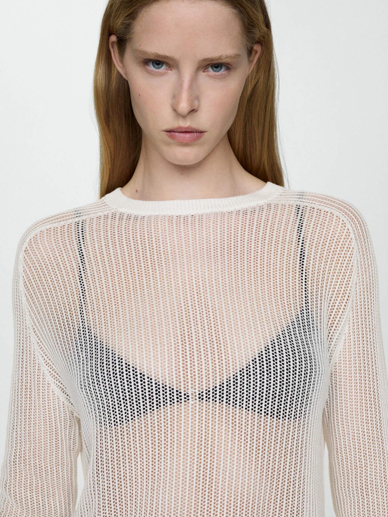 Джемпер MANGO Holes модель 67077128_1 Фото