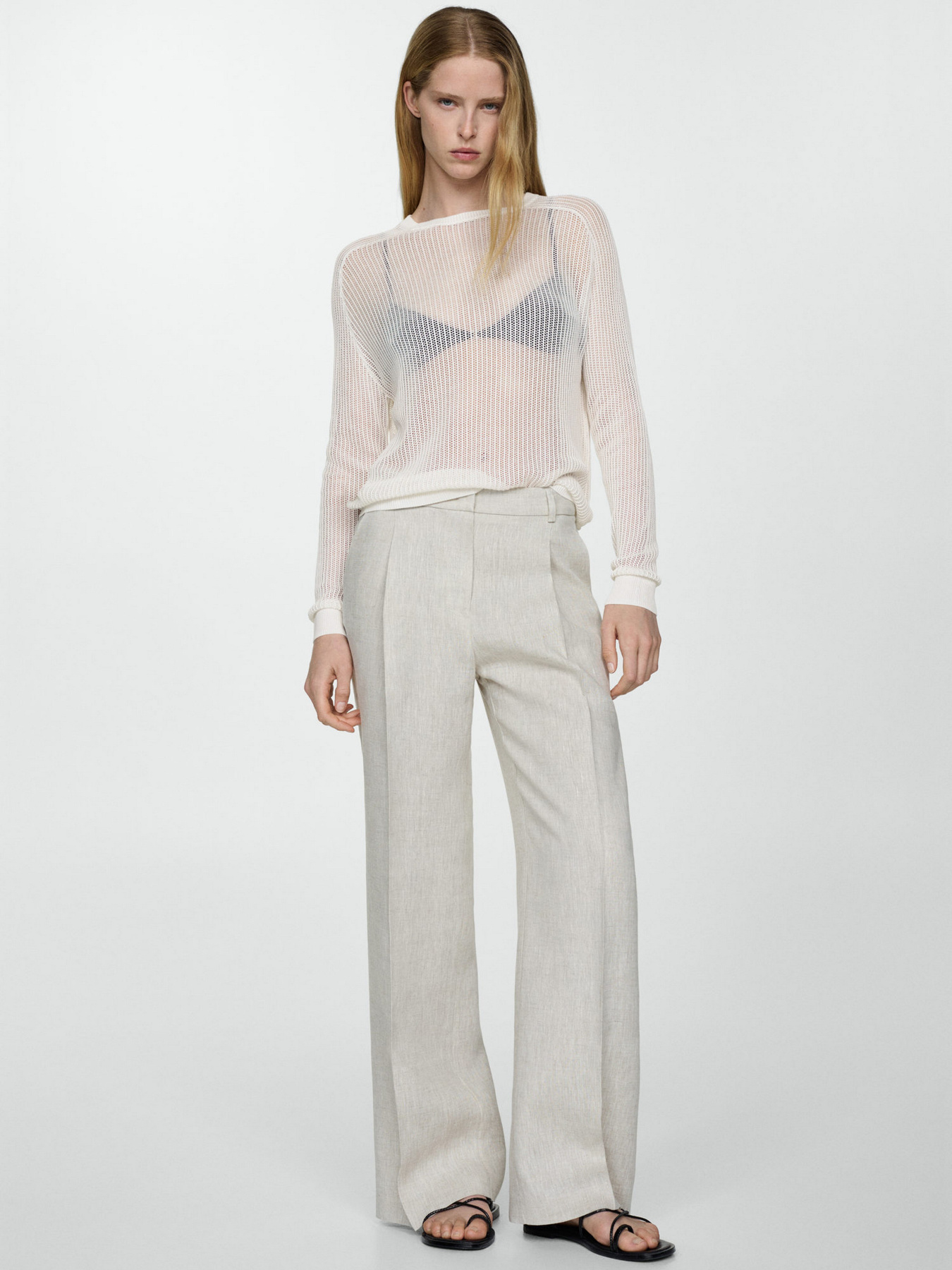 Джемпер MANGO Holes модель 67077128_1 Фото