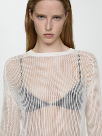 Джемпер MANGO Holes модель 67077128_1 Фото