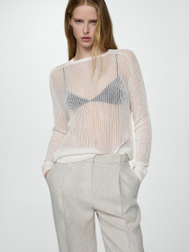 Джемпер MANGO Holes модель 67077128_1 Фото