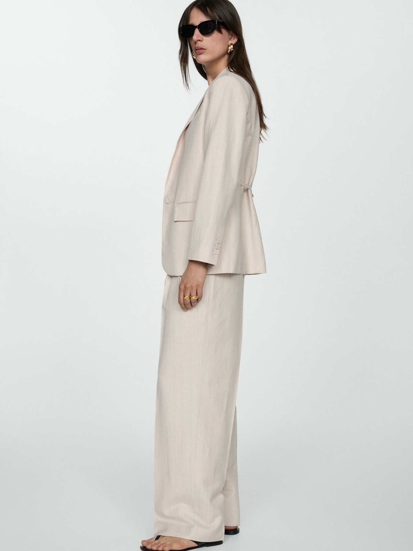 Штани палаццо MANGO Gina модель 67077922_5 Фото