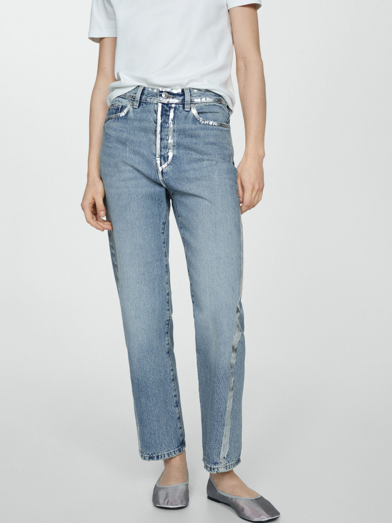 Прямі джинси MANGO Nicola модель 67084783_PL Фото