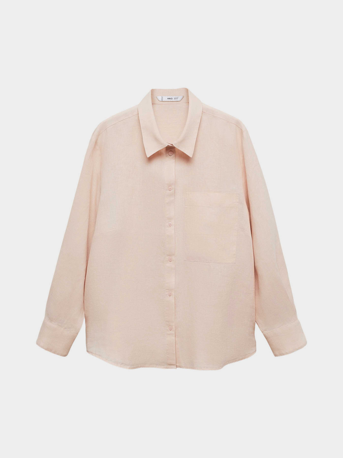 Сорочка MANGO Lino модель 67085722_83 Фото