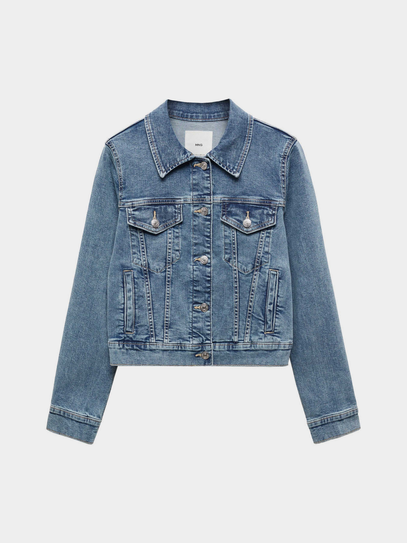 Джинсова куртка MANGO Vicky модель 67085733_TM Фото