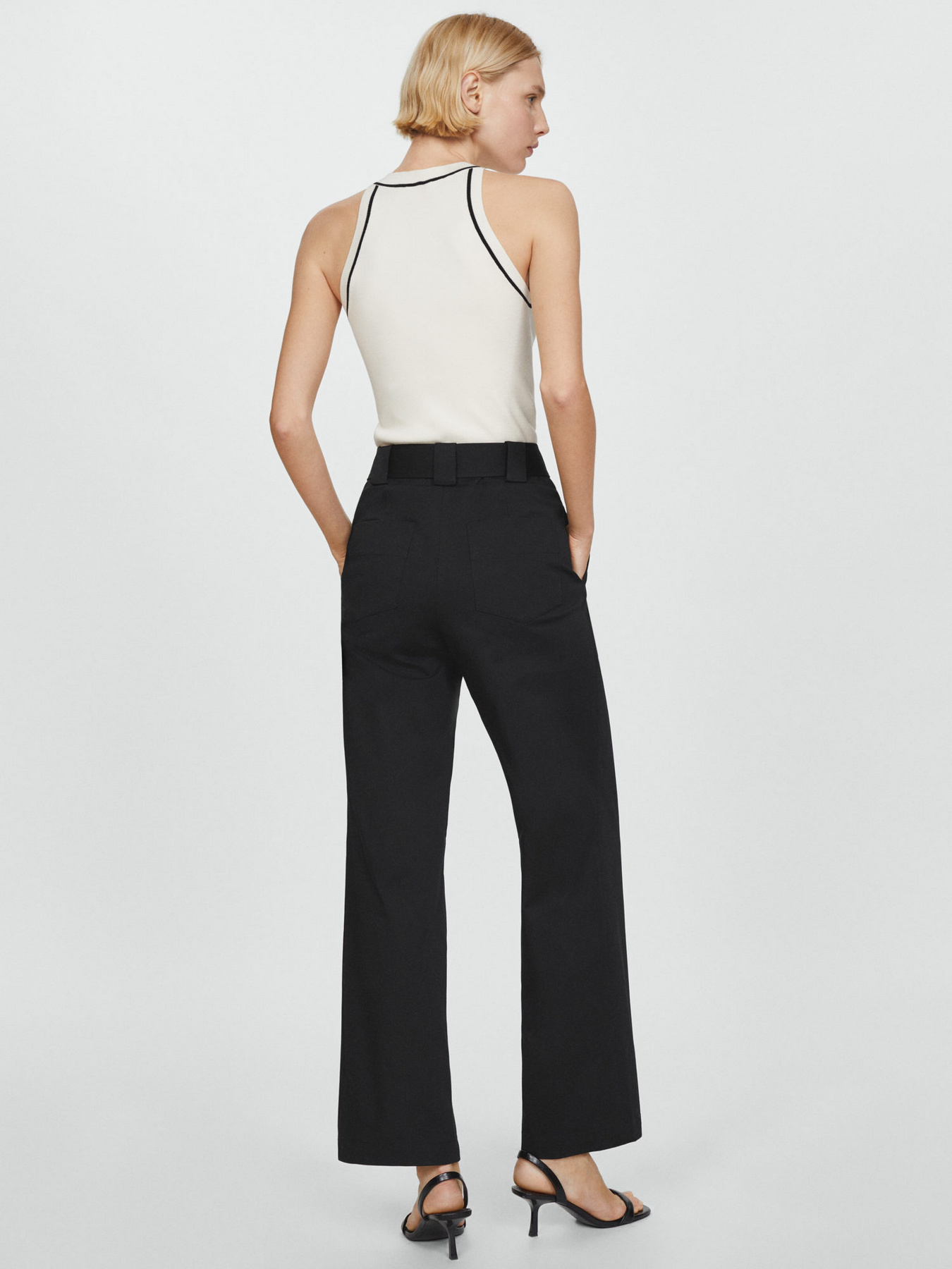 Брюки палаццо MANGO Myriam модель 67086055_99 Фото