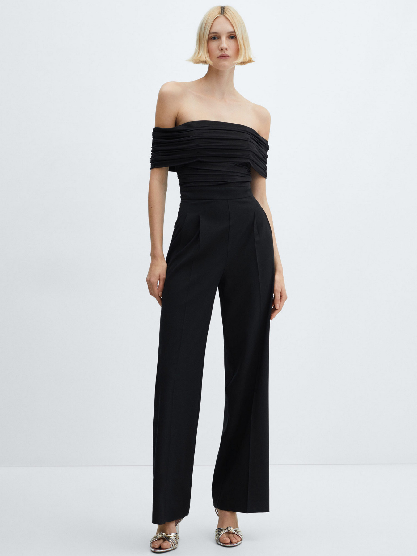 Комбинезон MANGO Bardot модель 67086342_99 Фото