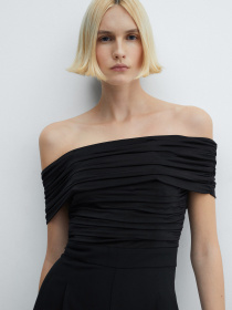 Комбинезон MANGO Bardot модель 67086342_99 Фото