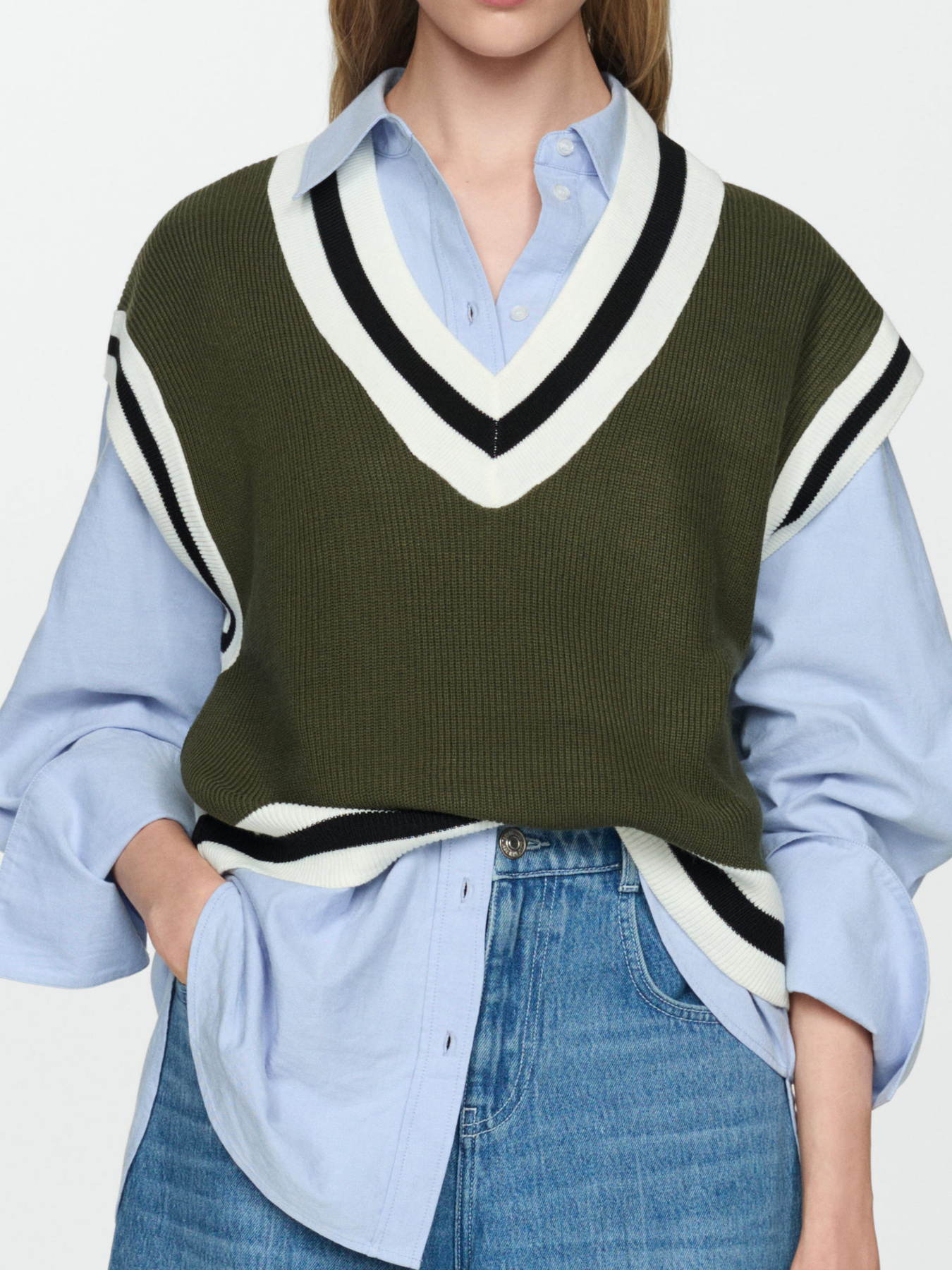 Жилет MANGO College модель 67087142_37 Фото