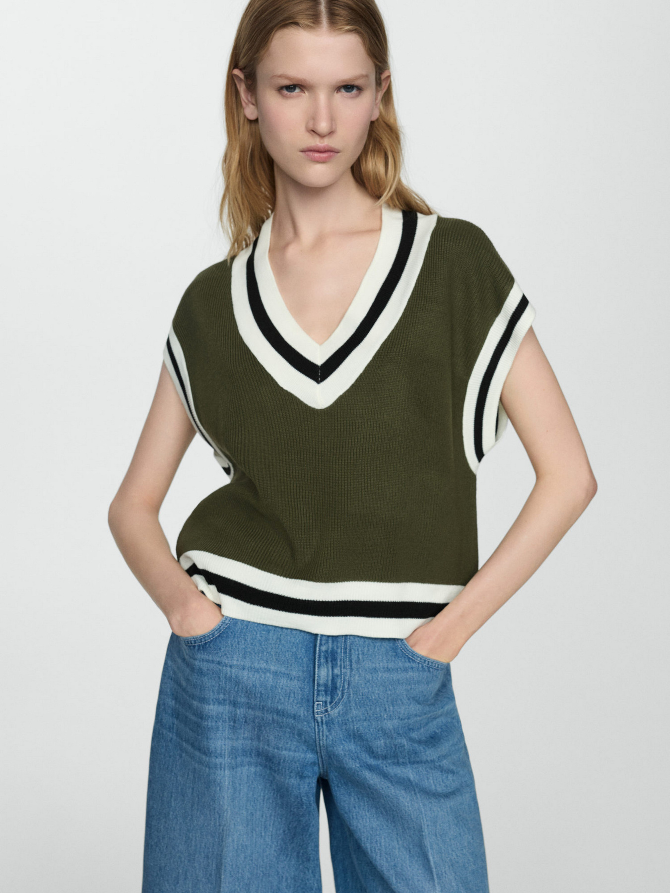 Жилет MANGO College модель 67087142_37 Фото