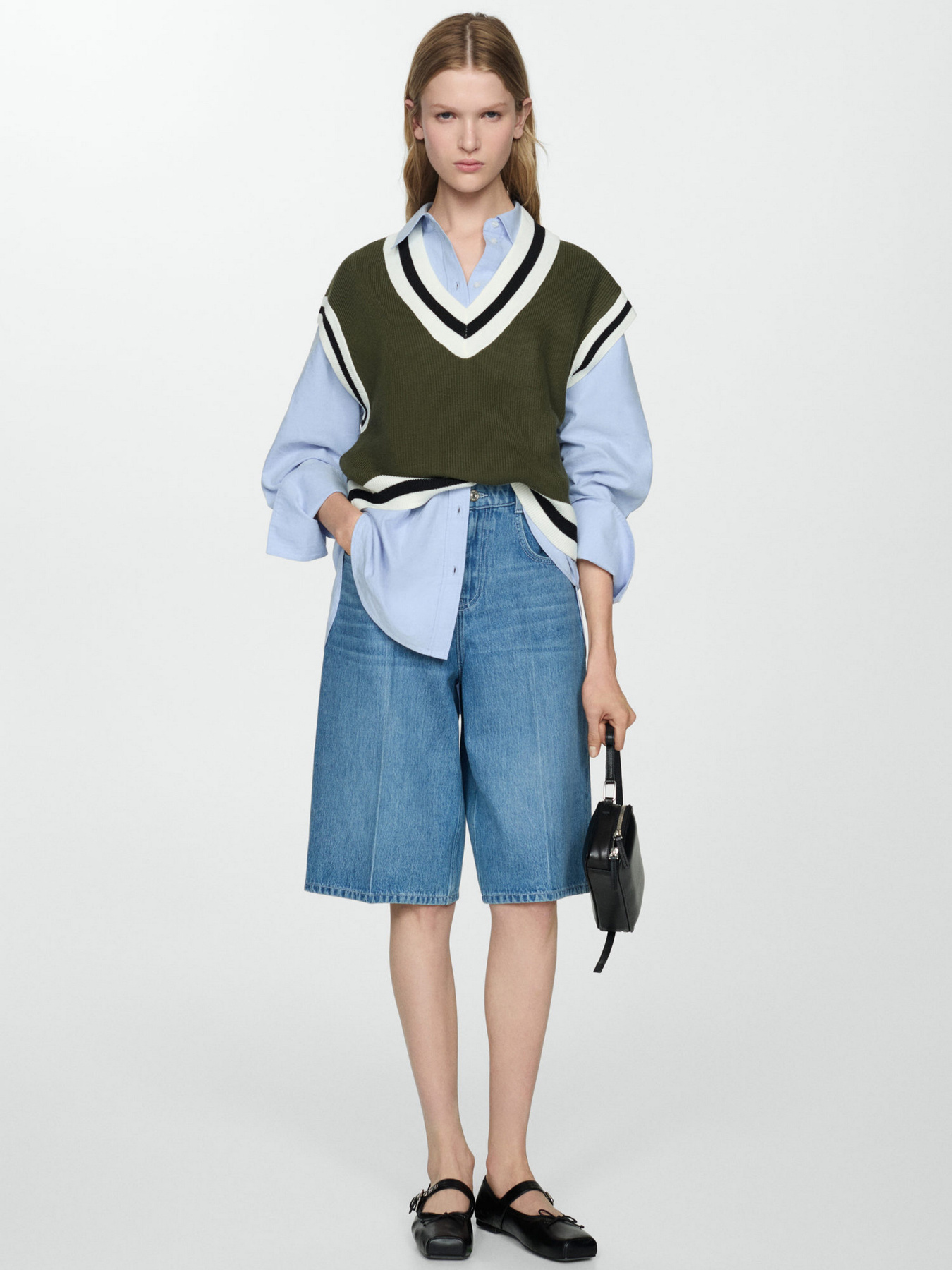 Жилет MANGO College модель 67087142_37 Фото