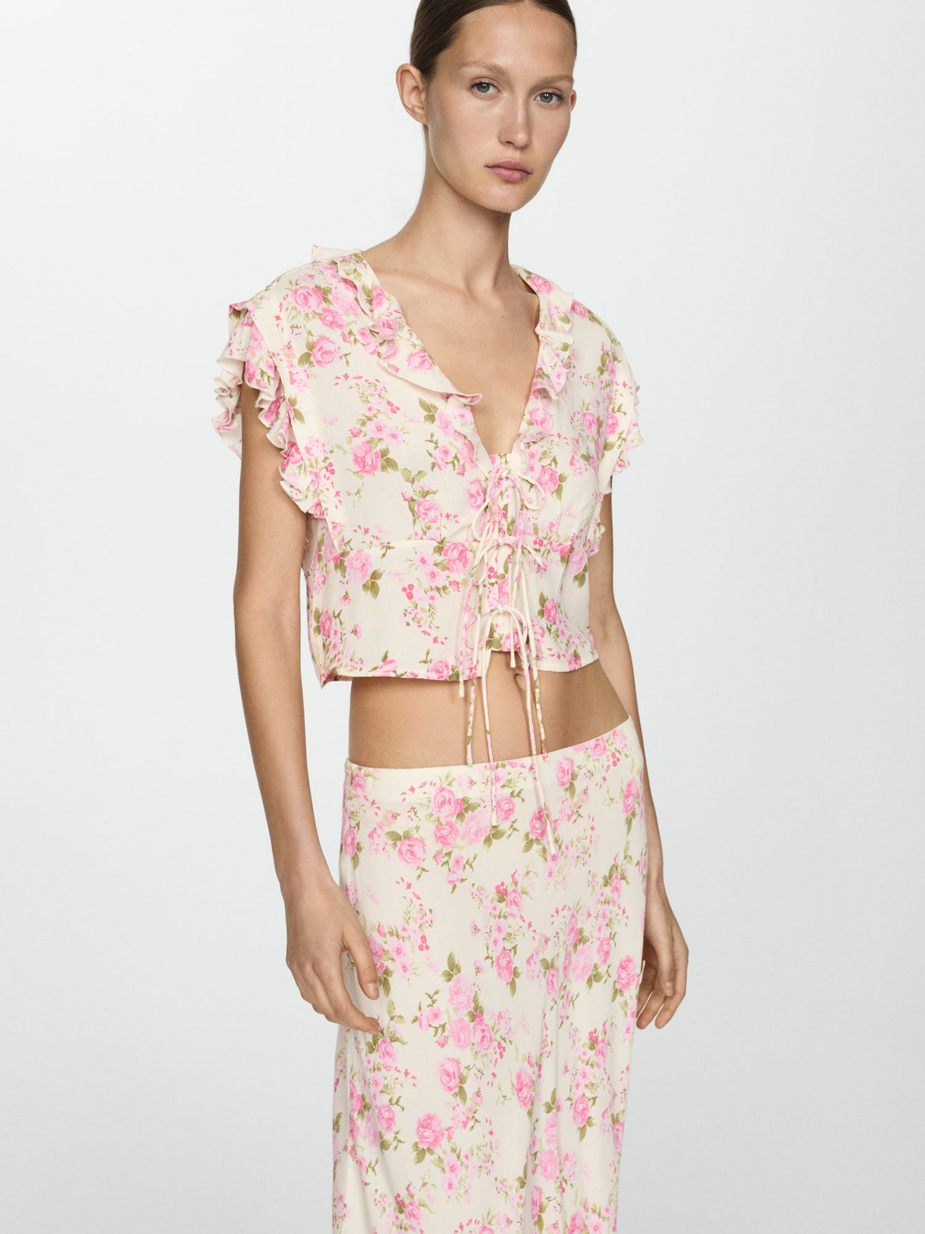 Спідниця максі MANGO Julieta модель 67087908_2 Фото